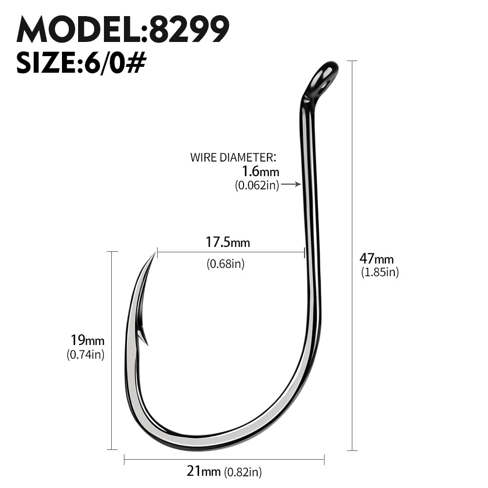 PROBEROS 100pcs barbed fishing hook for salt water with high carbon steel suitable for fishing dayu11 freshwater fish hook