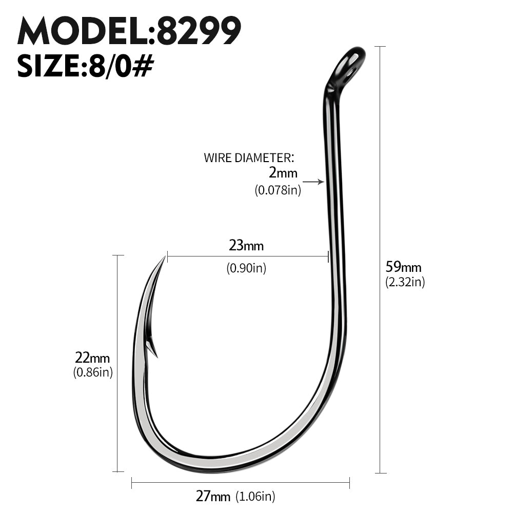 PROBEROS 100pcs barbed fishing hook for salt water with high carbon steel suitable for fishing dayu11 freshwater fish hook
