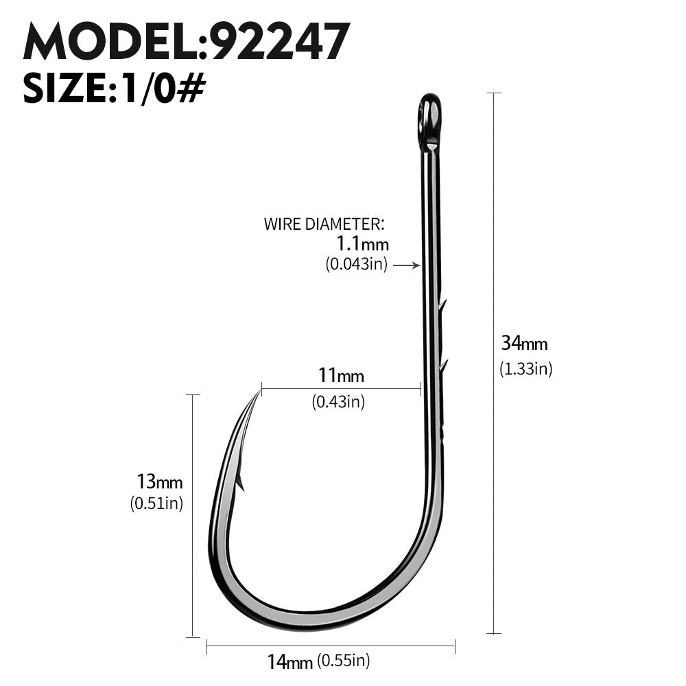 PROBEROS 100pcs barbed fishing hook for salt water with high carbon steel suitable for fishing dayu11 freshwater fish hook
