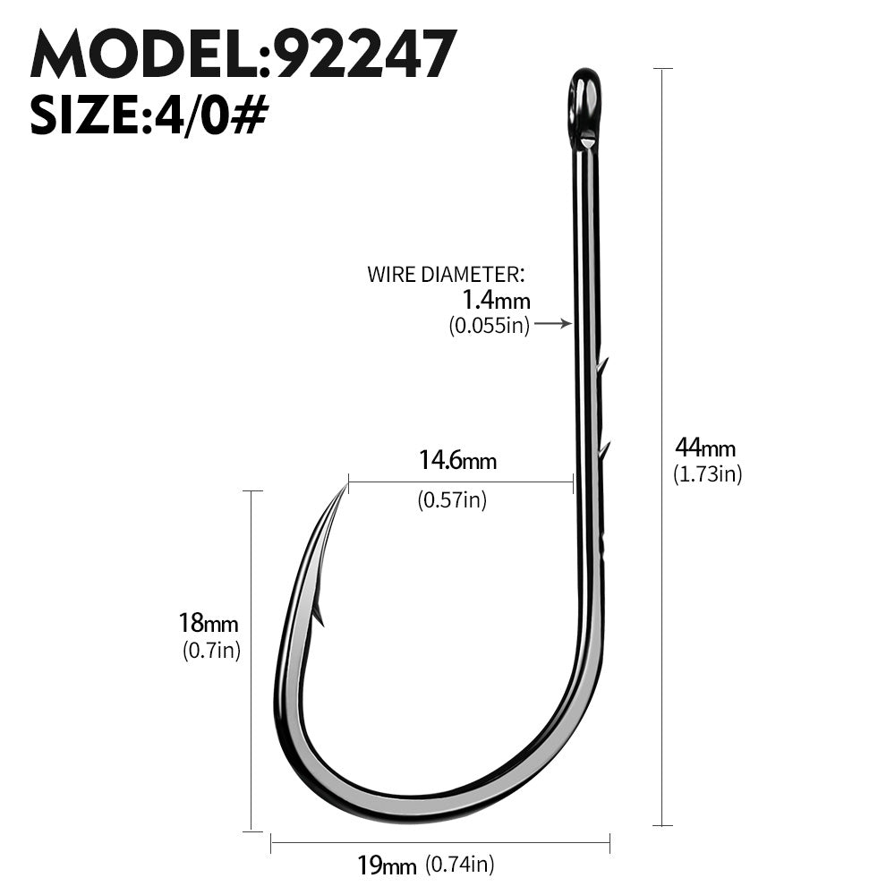 PROBEROS 100pcs barbed fishing hook for salt water with high carbon steel suitable for fishing dayu11 freshwater fish hook