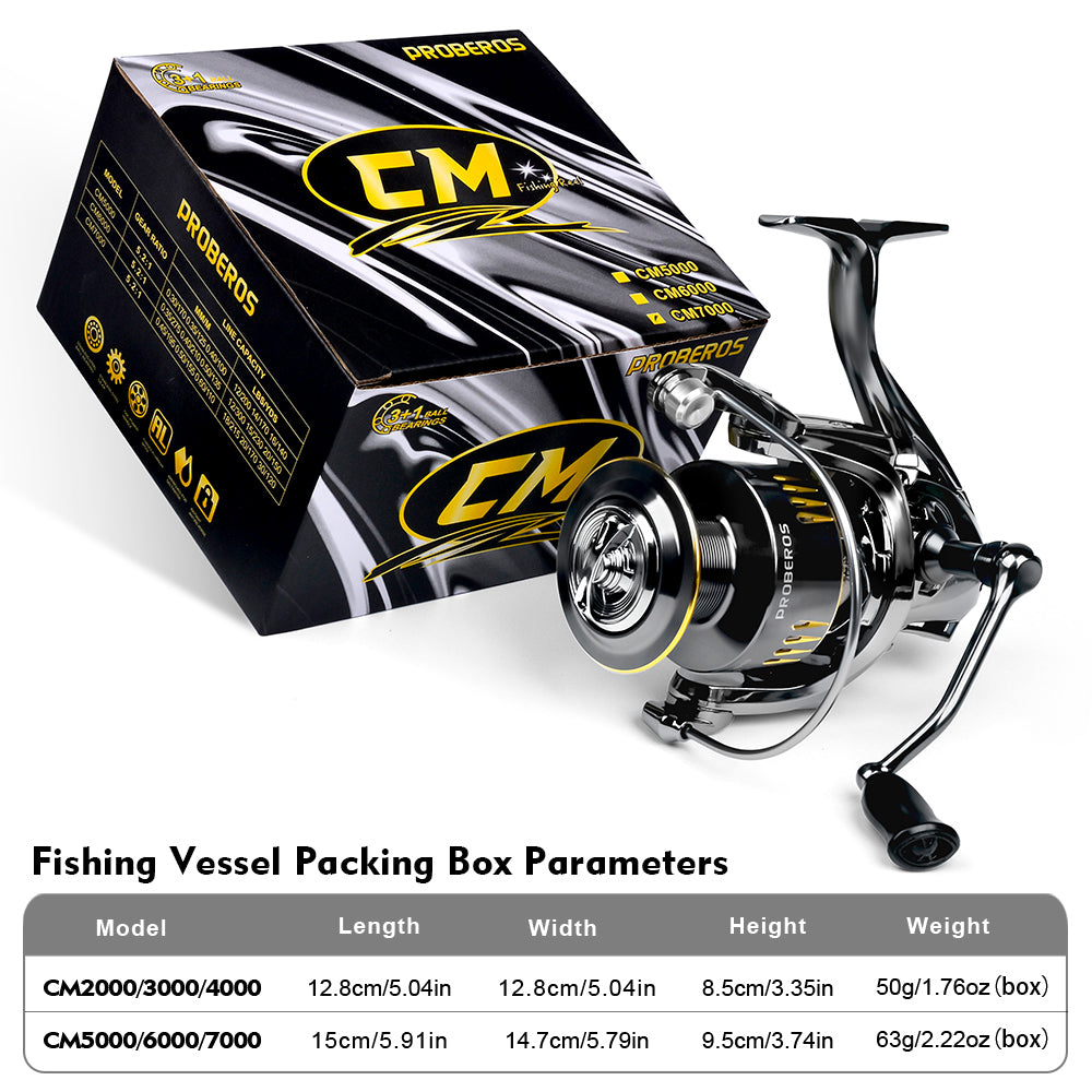 PROBEROS® Spinning Reel Power Meets Precision – Built for Relentless Performance
