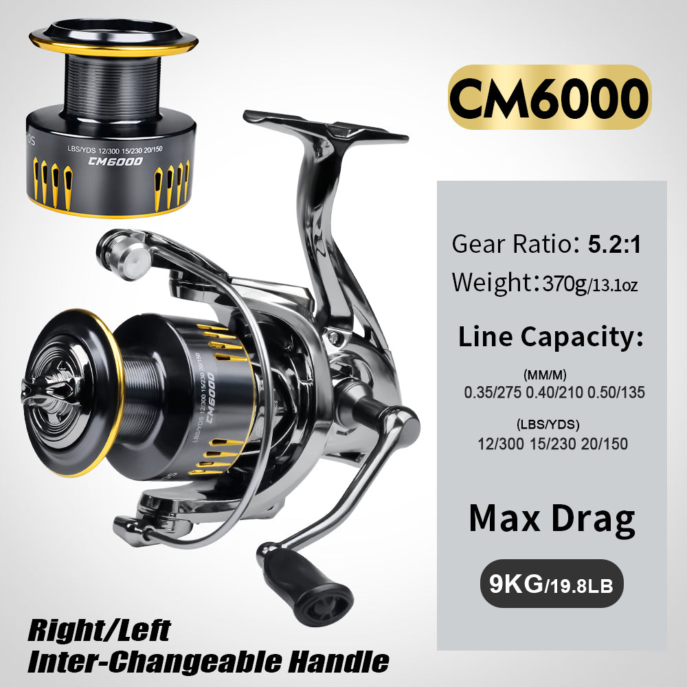 PROBEROS® Spinning Reel Power Meets Precision – Built for Relentless Performance