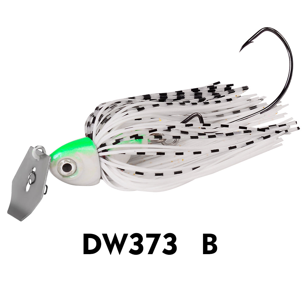 proberos 6pc Fishing Lures 3pcs 7cm 10g Blade Metal Bait With Rubber Skirt Artificial Wobbler Buzzbait Jigging Lure Spinner Bait