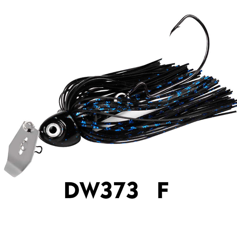 proberos 6pc Fishing Lures 3pcs 7cm 10g Blade Metal Bait With Rubber Skirt Artificial Wobbler Buzzbait Jigging Lure Spinner Bait