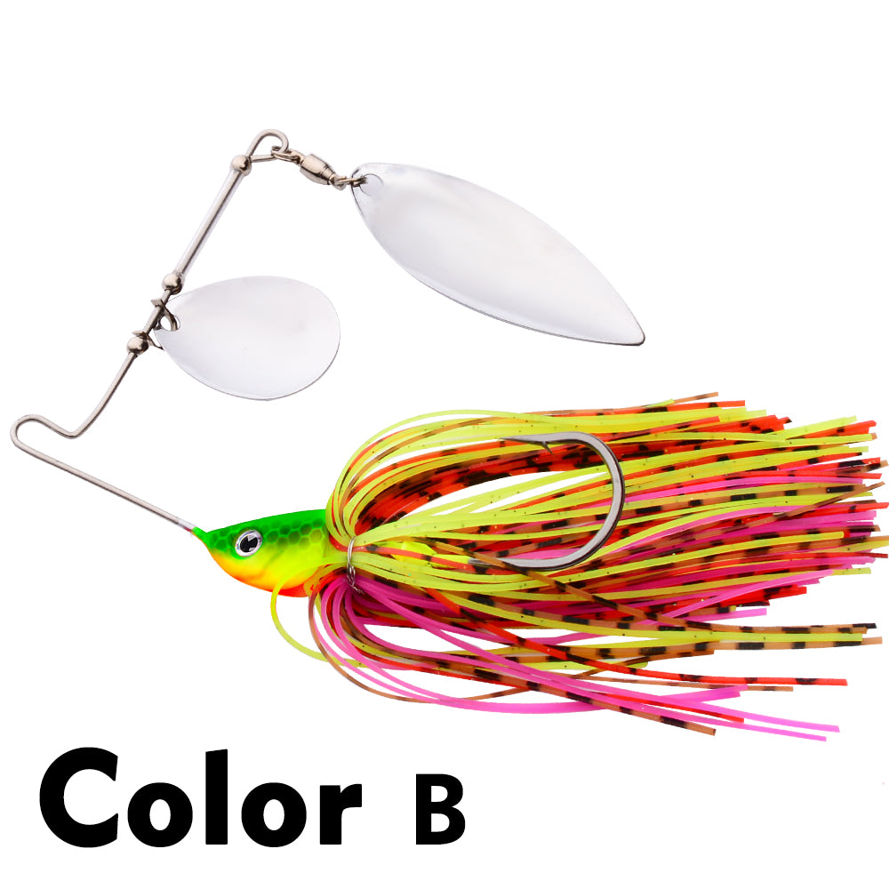 PROBEROS 5PCS Spinner Spoon Baits 10g-15g-20g Fishing Wobbler Lure Artificial Bait Metal Sequins Spinnerbait for Bass Fishing Tackle D374