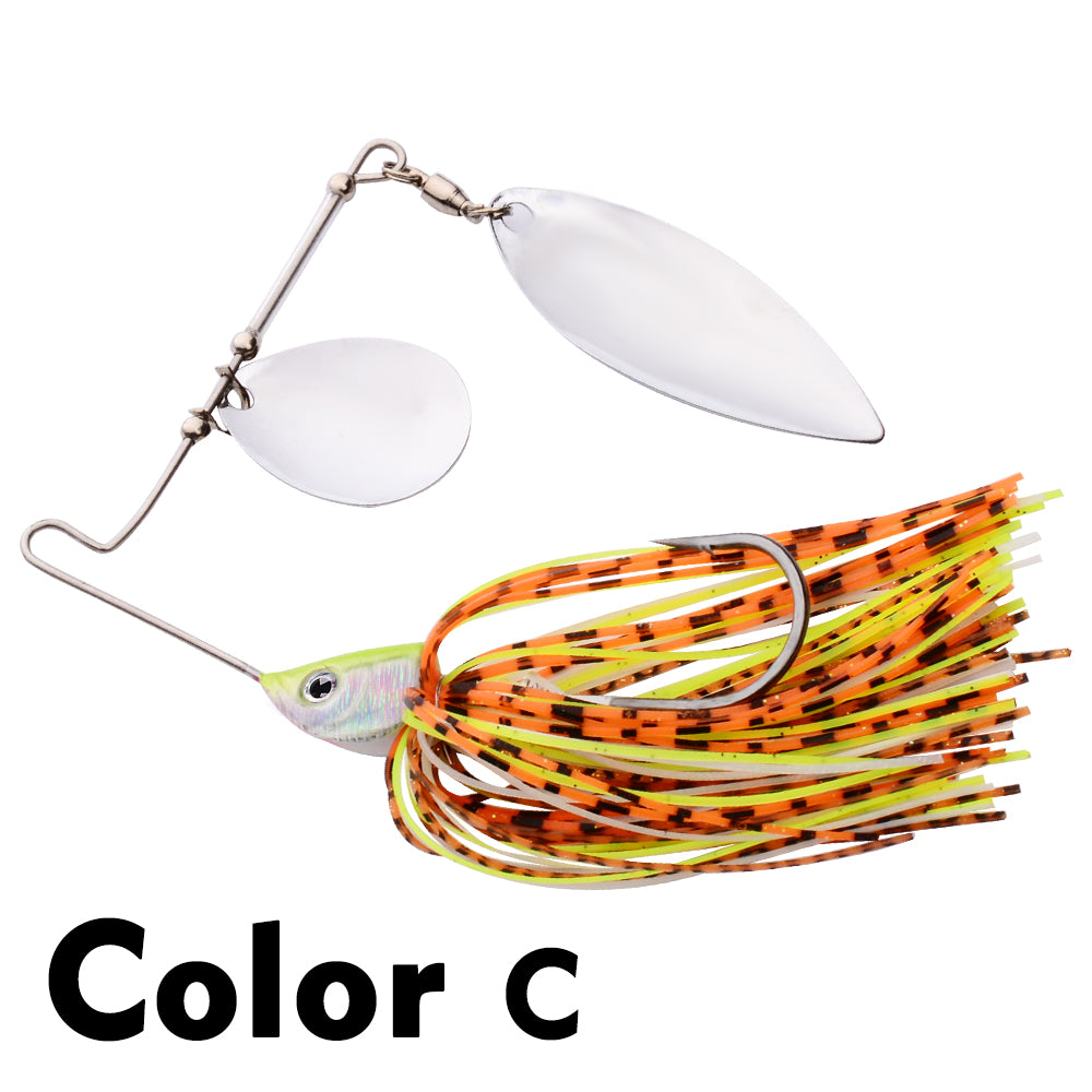 PROBEROS 5PCS Spinner Spoon Baits 10g-15g-20g Fishing Wobbler Lure Artificial Bait Metal Sequins Spinnerbait for Bass Fishing Tackle D374