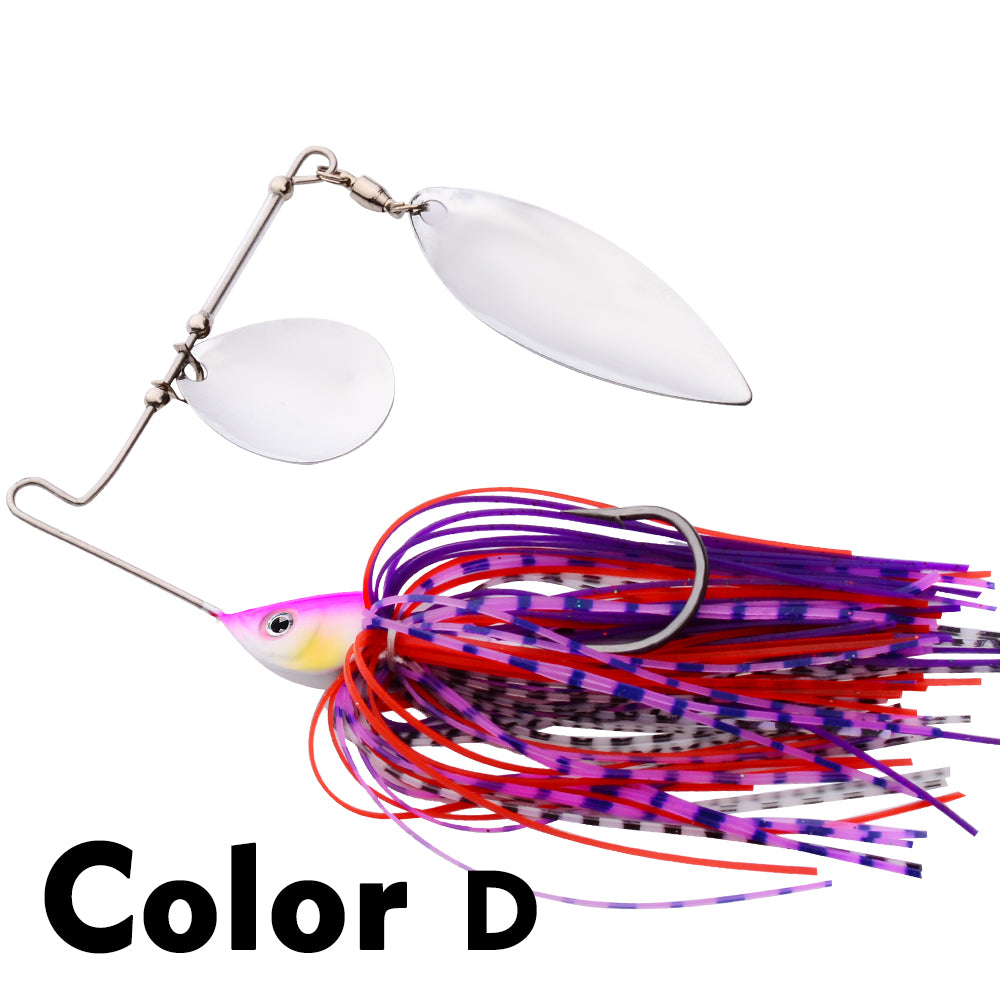 PROBEROS 5PCS Spinner Spoon Baits 10g-15g-20g Fishing Wobbler Lure Artificial Bait Metal Sequins Spinnerbait for Bass Fishing Tackle D374