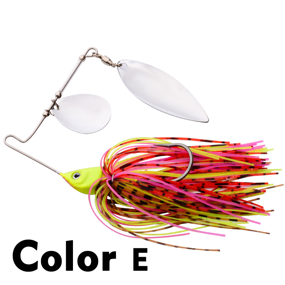 PROBEROS 5PCS Spinner Spoon Baits 10g-15g-20g Fishing Wobbler Lure Artificial Bait Metal Sequins Spinnerbait for Bass Fishing Tackle D374