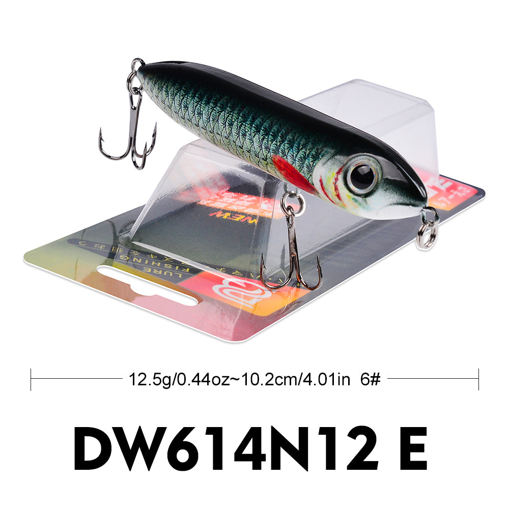 PROBEROS 5PC Top Water Pencil Lure Artificial Hard fishing Baits Wobbler Water Surface Fish Leurre 12g/10.2cm,26g/13.5cm 1PC