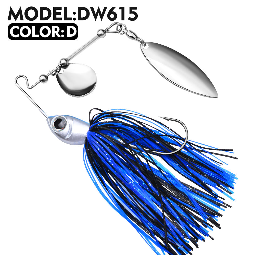 PROBEROS 5PCS 50g Spinner bait Fishing Lure for Bass Big size Double Blade Spinnerbait Jigs Fishing Bait High Quality