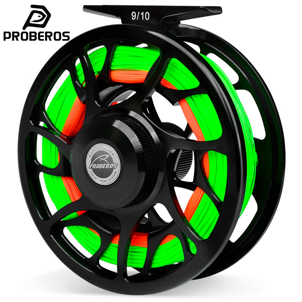PROBEROS FR11 Pre-Loaded CNC Aluminum Fly Reel 5/7-9/10 Sizes – Proberos