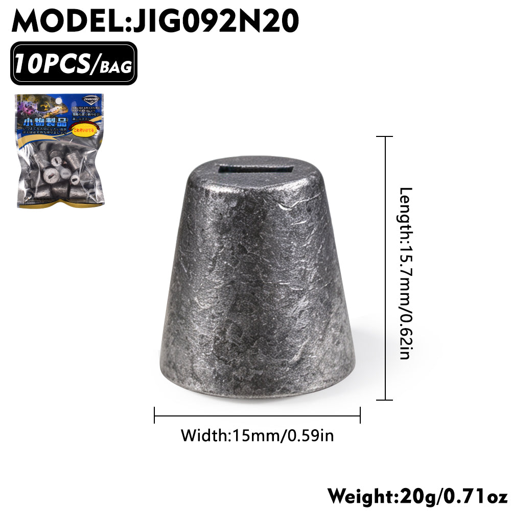 PROBEROS JIG092 Tungsten Cone Fishing Sinkers Weights