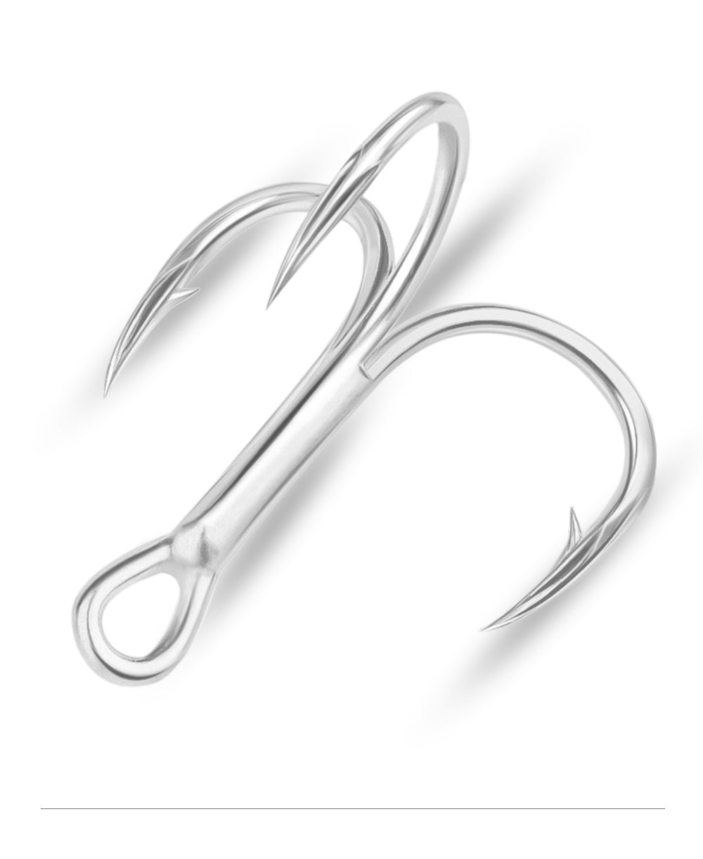 PROBEROS Fish Hook 2/4/6/8/10# Sanben Hook Lure Hook Tied Hair Hook Tackle 100pcs