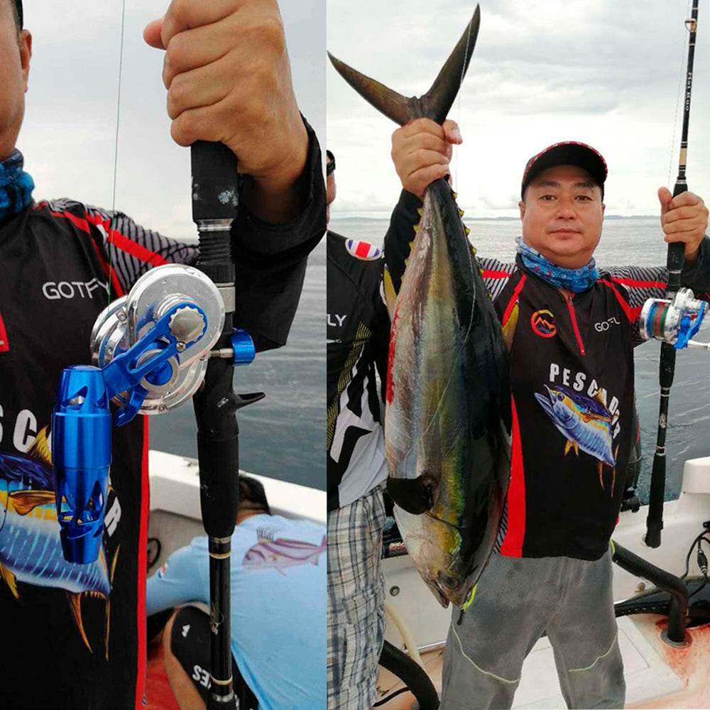 PROBEROS® 1PCS Wholesale Two Speed Big Game Fishing Reel Trolling for Sea Fishing - Proberos