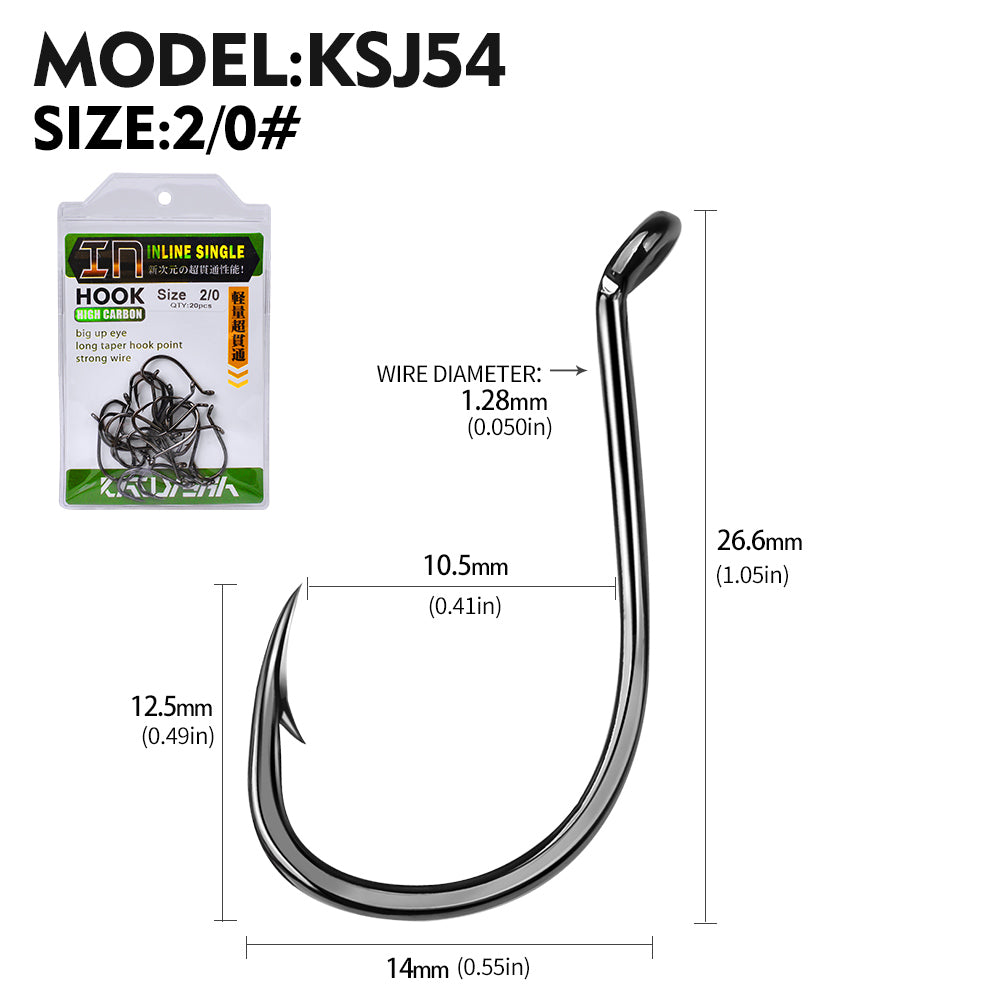 PROBEROS 20 pieces/bag, 5 bags with 100 pieces sold at once High Carbon Steel Slow Jig iron plate Hook Saltwater Jigging Fishing Hook Anzol Fishhook Tackle