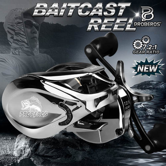 PROBEROS® ThunderCast Fishing Reel Hear the Strike, Feel the Power – Engineered for Victory - Proberos