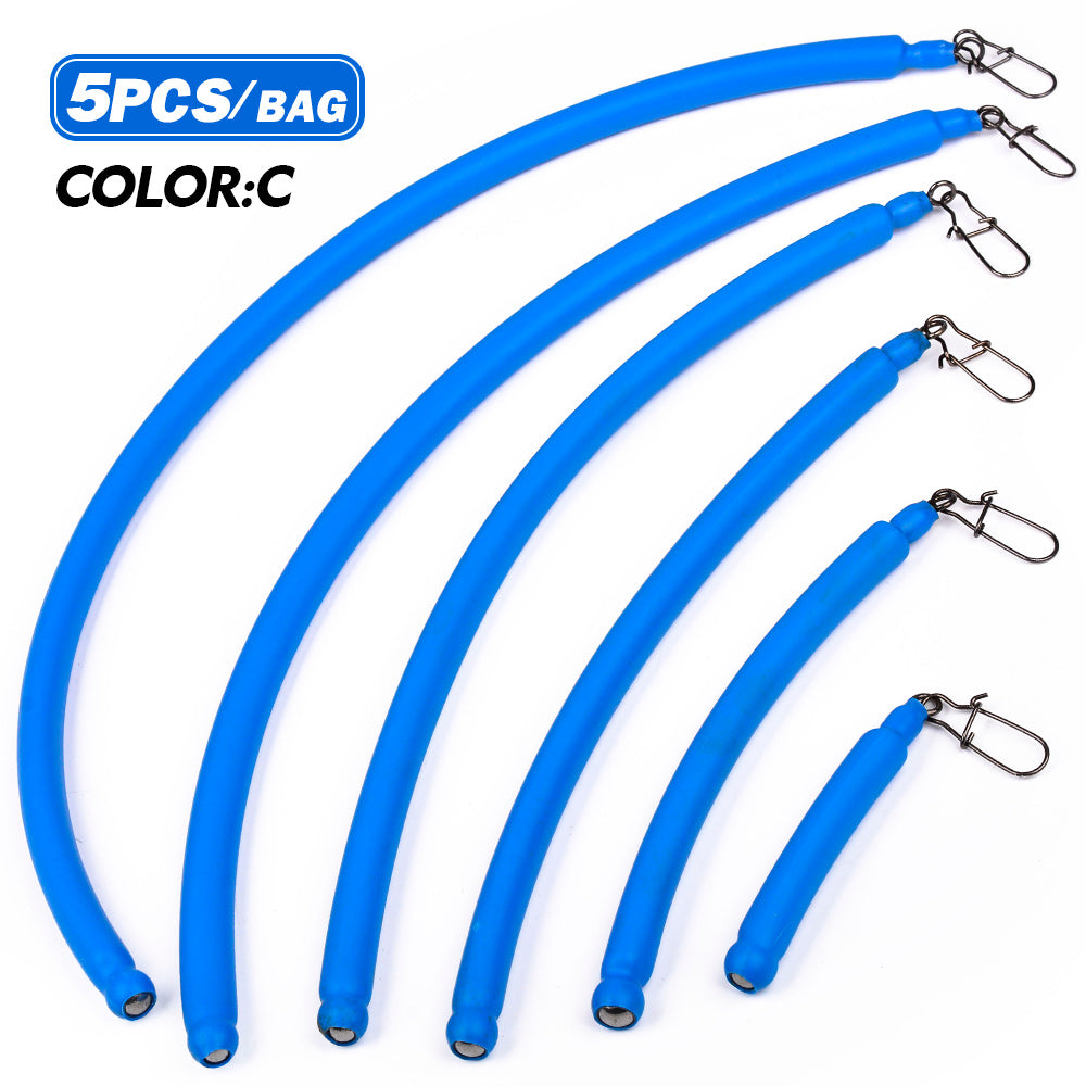 PROBEROS Dragging Rubber Lead Weight Sinker 5PCS/Bag 