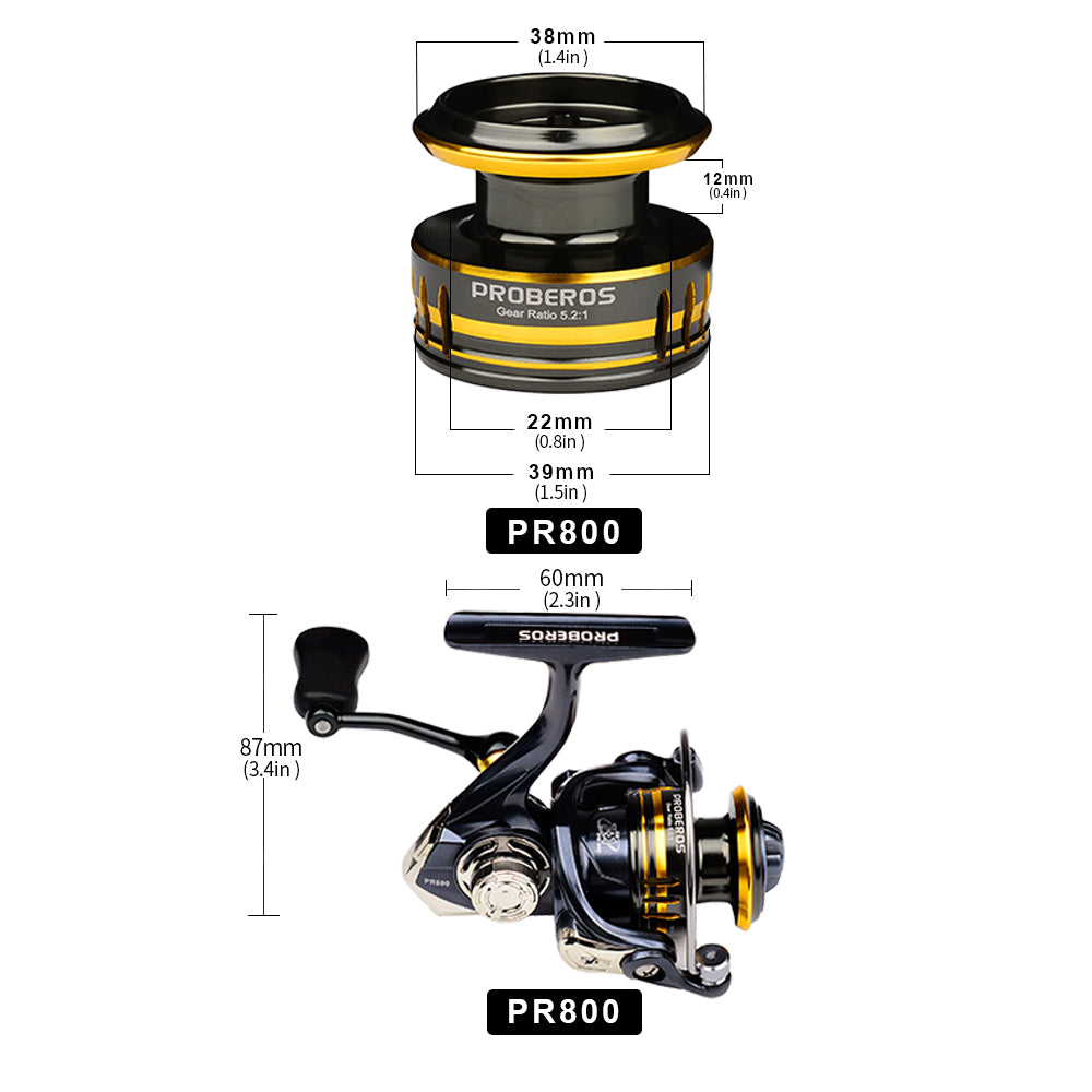 PROBEROS® NylonForce Spinning Reel Lightweight. Durable. Uncompromised.