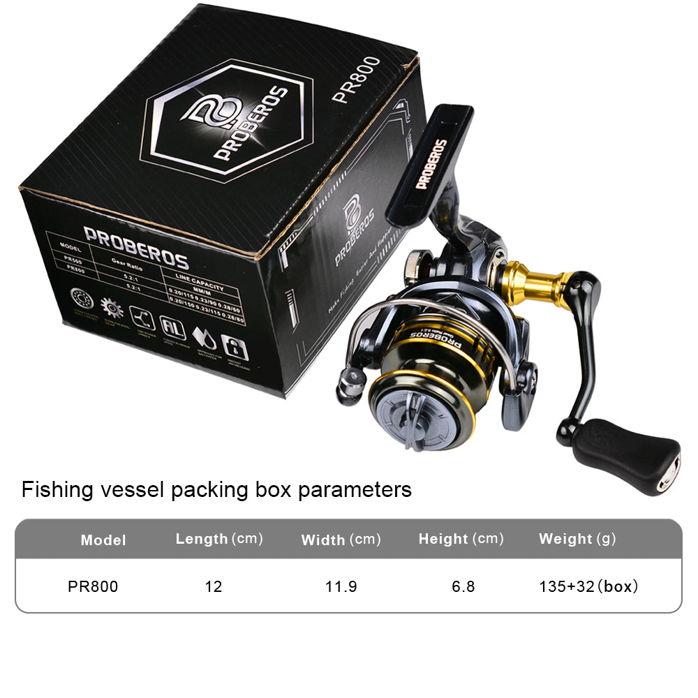 PROBEROS® NylonForce Spinning Reel Lightweight. Durable. Uncompromised.