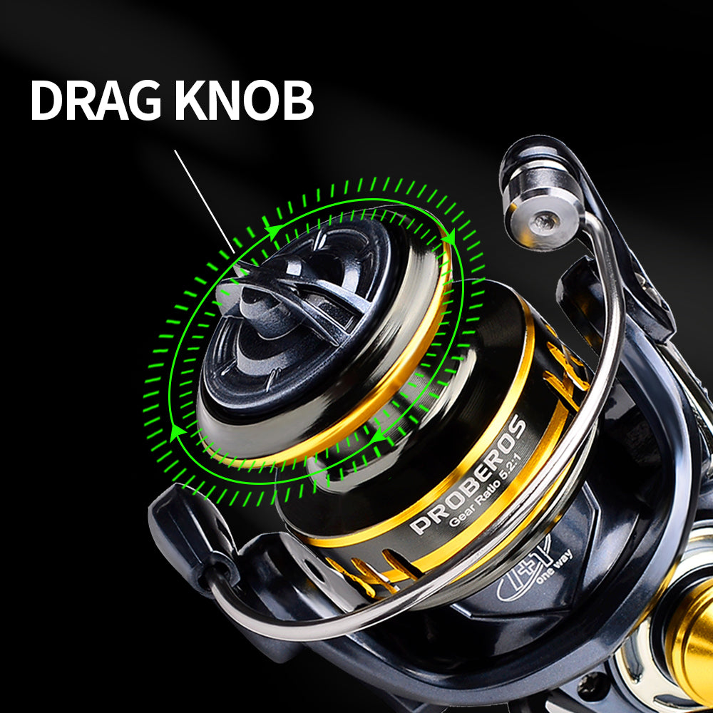 PROBEROS® NylonForce Spinning Reel Lightweight. Durable. Uncompromised.