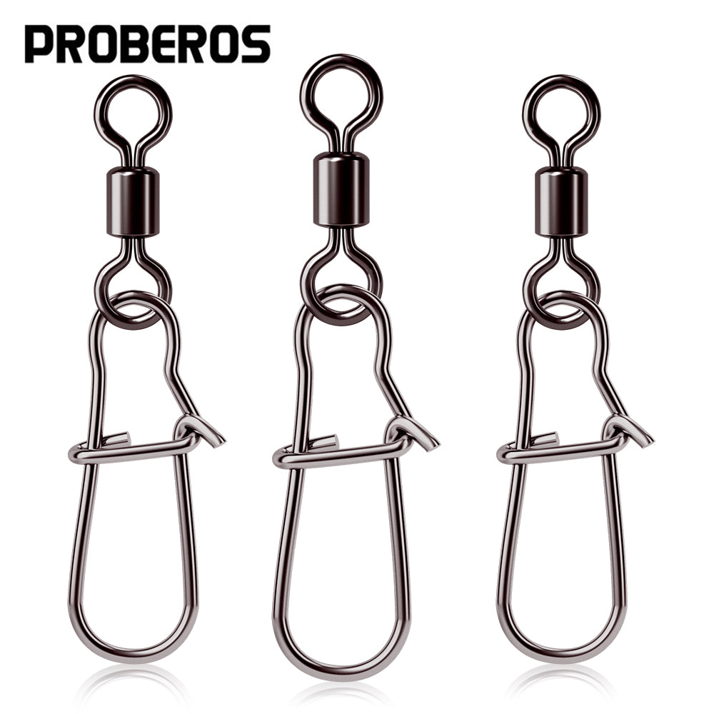PROBEROS American Swivel Ring Reinforced Pin Figure 8 Ring Connector Figure 8 Ring Quick Swivel Hook Fishing Accessories 200pcs