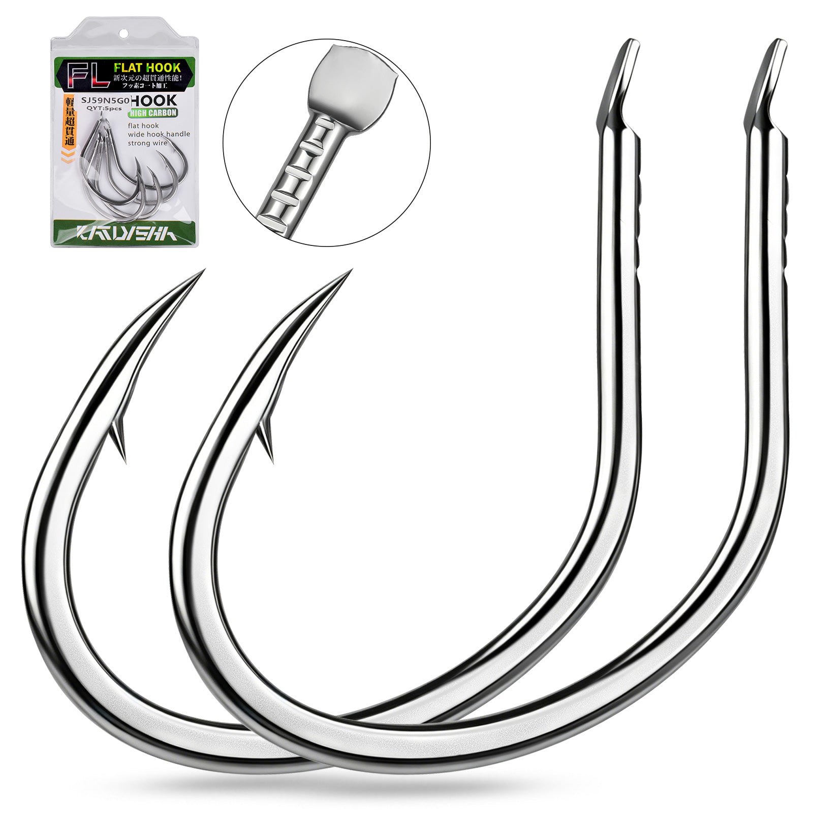 circle hooks fishing florida Ringed (2 pack) Rite Angler BLUEWING Offset Circle Hook with