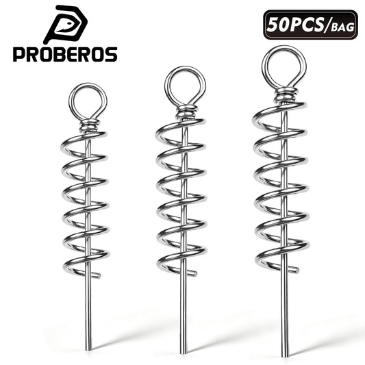 PROBEROS PJ049 Stainless Steel Spring Twist Lock Pins 50Pcs Bag