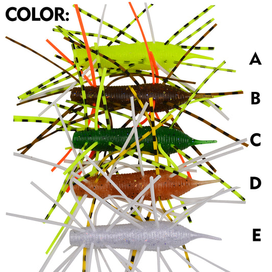 SUNLURE RL015 Lifelike Silicone Shrimp Soft Baits 6 Color Options