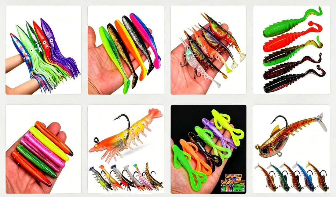Lifelike soft plastic baits for summer largemouth bass fishing