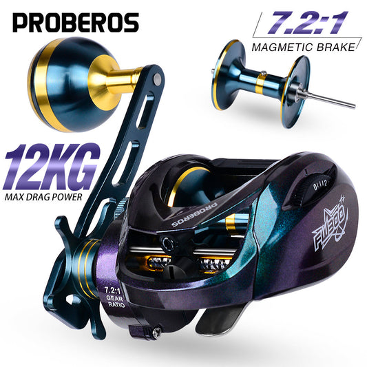 SUNLURE FW300 low profile baitcasting reel under $50 anti birdnest for freshwater bass fishing
