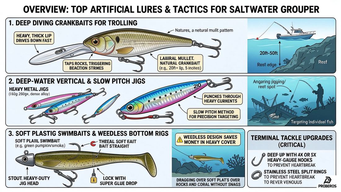 What Lures Work Best for Saltwater Grouper? Top Picks & Rigging Tactics