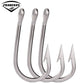 PROBEROS 20PCS Saltwater Fishing Hook Matte Tin Single Hooks High-Carbon Steel Fishhook High Strength Hooks - Proberos