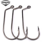 PROBEROS 100PCS High Carbon Steel Long Shank Jig Head Mold Aberdeen Hook Saltwater Fishing Tackle - Proberos