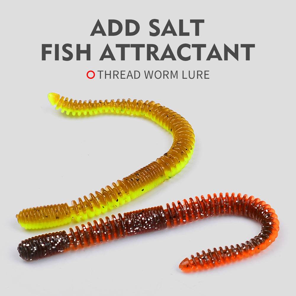PROBEROS® 20Pcs Luya Soft Bait Noodle Worm Thread Earthworm Soft Worm Bionic Soft Bait Diving Soft Worm Wholesale - Proberos