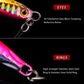 PROBEROS 1PC Slow Cast Jigging Bait 10g-20g-30g-40g-60g Long Metal Jig Fishing Lure Artificial Hard Bass Pike Fishing Tackle