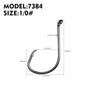 PROBEROS 100pcs High Carbon Steel Octopus Hooks Strong Pulling Force Sharp fishing Hooks
