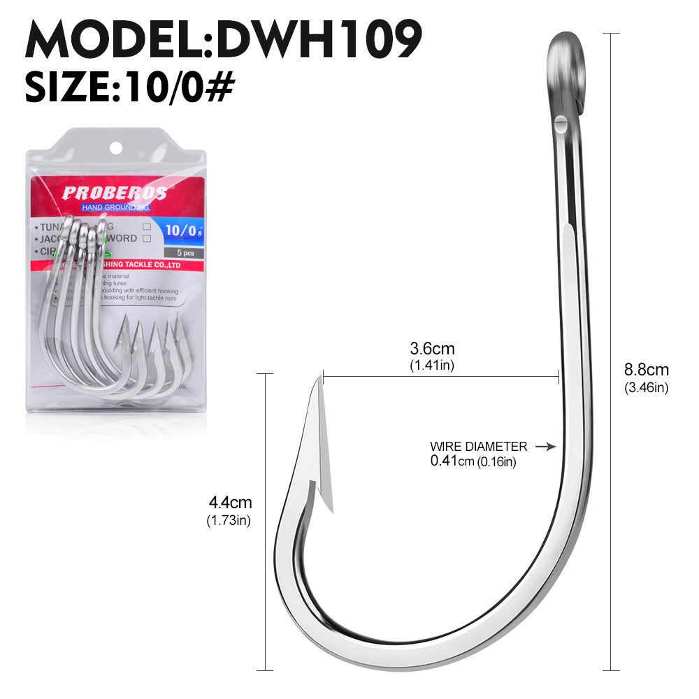 6 0 fishing hooks PROBEROS Saltwater 6/0-12/0 Stainless Steel Single Hook – Proberos Bream You can also use Tucker Murphy Pet™ 10 Color:Fishing rod holder