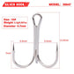 PROBEROS Fish Hook 2/4/6/8/10# Sanben Hook Lure Hook Tied Hair Hook Tackle 100pcs - Proberos