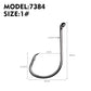 PROBEROS 100pcs High Carbon Steel Octopus Hooks Strong Pulling Force Sharp fishing Hooks - Proberos
