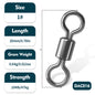 PROBEROS Figure-of-Eight Ring Connector High-speed American-style Swivel Powerful Swivel of 8 Lure Fishing Supplies Accessories 200pcs