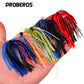 Proberos 10PC Vibrant Skirted Jig Heads – Top - Selling Fishing Baits for Anglers