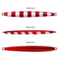 PROBEROS 5pcs Cranky Slow Pitch Jigs, 10g/20g/30g/40g/60g/80g, Luminous Metal Casting Lure, Saltwater Fishing Tackle for Amberjack, Lead, Easter/Independence Day/Thanksgiving/Christmas Festive Fishing Gear - Proberos