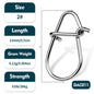 PROBEROS Gourd Pin Stainless Steel Lure Reinforced Pin Fishing Bait Hook Connector Reinforced Pin Fishing Accessories 200pcs