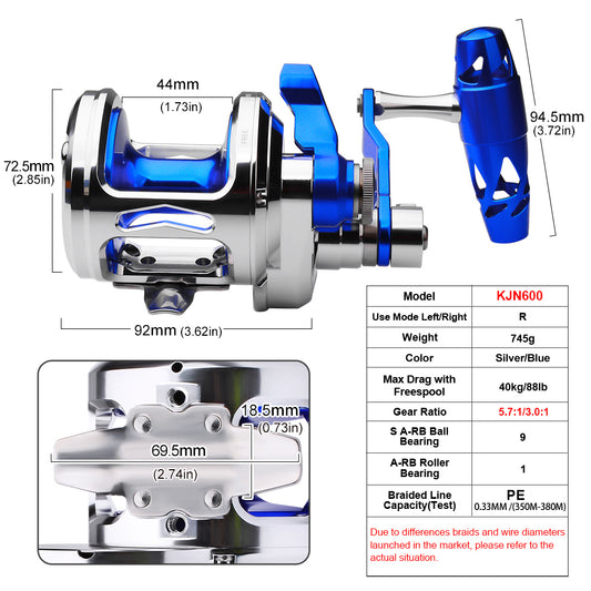 PROBEROS  "HYDRA FORGE REEL: Triple Brake Dominance & Military-Grade Durability!"