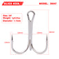 PROBEROS Fish Hook 2/4/6/8/10# Sanben Hook Lure Hook Tied Hair Hook Tackle 100pcs
