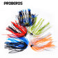 Proberos 10PC Vibrant Skirted Jig Heads – Top - Selling Fishing Baits for Anglers