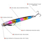 PROBEROS 5pcs Cranky Slow Pitch Jigs, 10g/20g/30g/40g/60g/80g, Luminous Metal Casting Lure, Saltwater Fishing Tackle for Amberjack, Lead, Easter/Independence Day/Thanksgiving/Christmas Festive Fishing Gear - Proberos