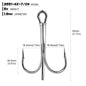 PROBEROS 50pcs Super Large shark Trigeminal Hook - 4X Strong Tuna Bait Extra Big Fishing Hook Anchor hook,Size 6/0-10/0# Outdoor