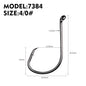 PROBEROS 100pcs High Carbon Steel Octopus Hooks Strong Pulling Force Sharp fishing Hooks