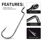 #39121 PROBEROS High Carbon  Steel Bait Hook  Fishing Hook  10 pieces per pack. 10 packs for 100 pieces.
